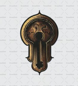 Antikes Schlüsselloch